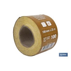 ROLLO LIJA DE PAPEL 100 X 25 M. G.100 (PACK: 1 UDS)