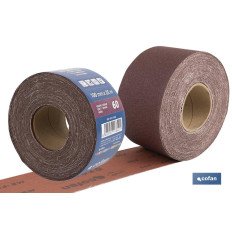 ROLLO LIJA TELA UNIVERSAL 100 X 25 M. G.60 (PACK: 1 UDS)