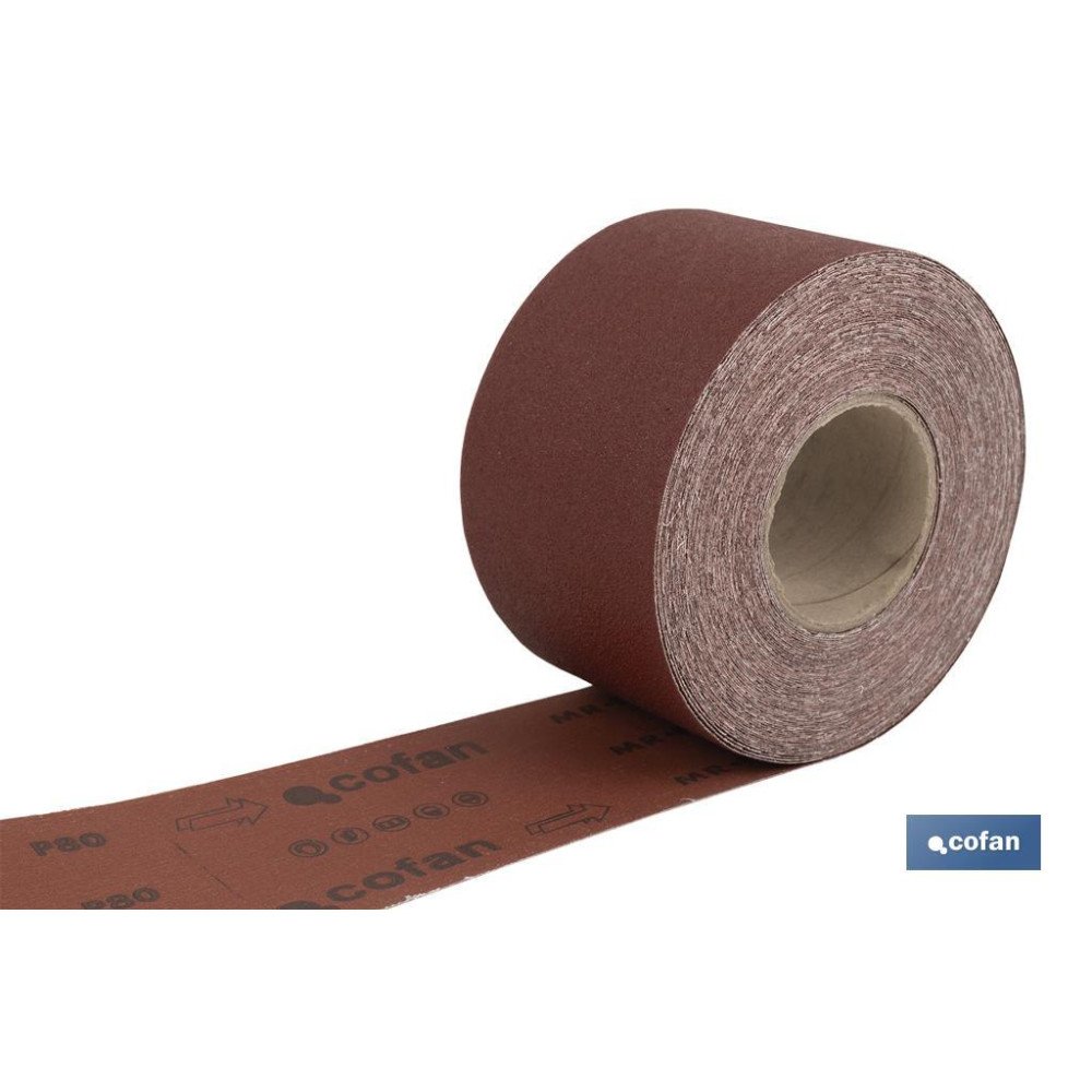 ROLLO LIJA TELA UNIVERSAL 100 X 25 M. G.80 (PACK: 1 UDS)