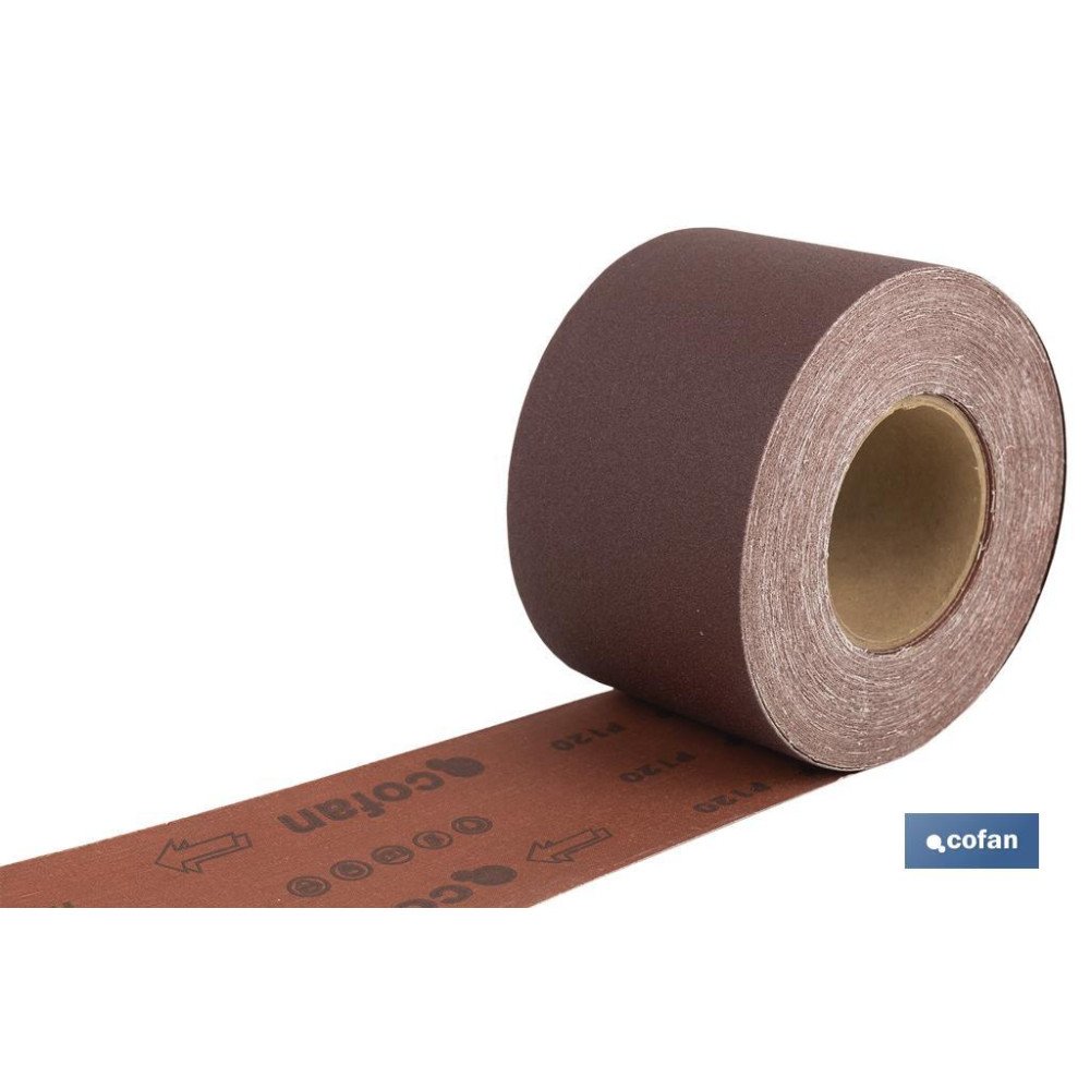 ROLLO LIJA TELA UNIVERSAL 100 X 25 M. G.120 (PACK: 1 UDS)