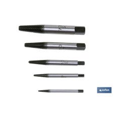 JGO. 8 MACHOS IZQUIERDA (Extractor tornillos) (PACK: 1 UDS)
