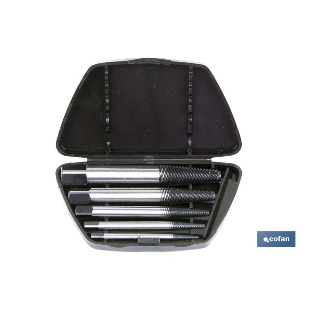 JGO. 6 MACHOS IZQUIERDA (Extractor tornillos) (PACK: 1 UDS)