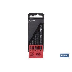 ESTUCHE BROCAS HSS - MEDIDAS: 2 - 8mm (6 pcs) (PACK: 1 UDS)