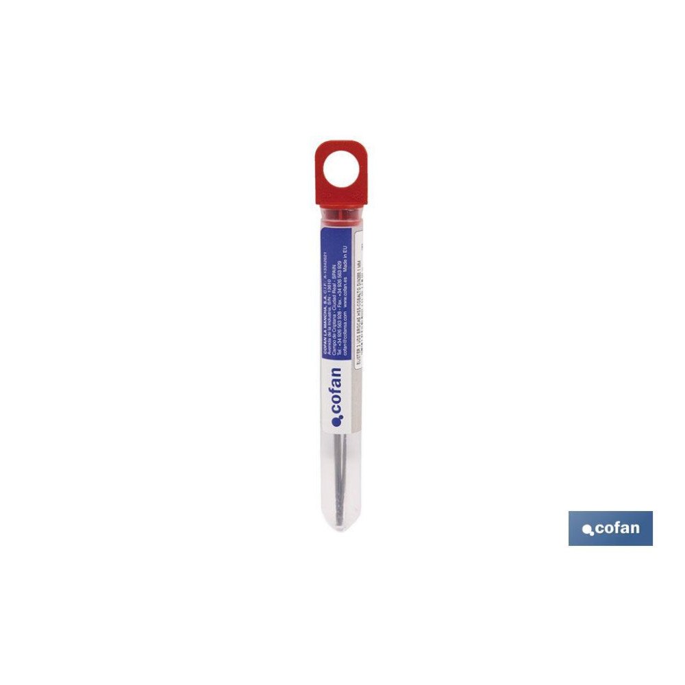 BLISTER 3 UDS BROCAS HSS-COBALTO DIN388 2 MM (PACK: 1 UDS)