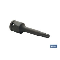 VASO IMPACTO 1/4 TORX MACHO T-15 (PACK: 1 UDS)