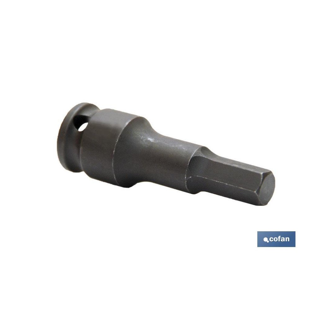 VASO IMPACTO 3/8 HEXAG. MACHO 3 MM (PACK: 1 UDS)