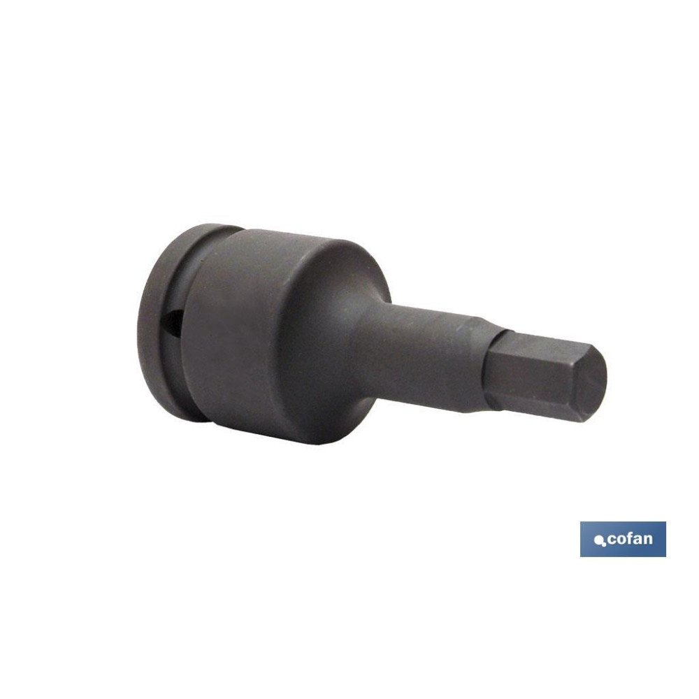 VASO IMPACTO 3/4 HEXAG. MACHO 17 MM (PACK: 1 UDS)