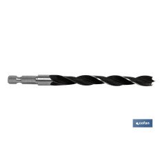 BROCA PARA MADERA MANGO HEX. 1/4 7 MM (PACK: 1 UDS)