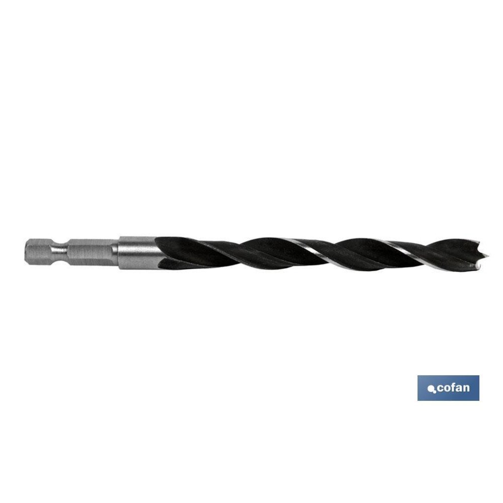 BROCA PARA MADERA MANGO HEX. 1/4 7 MM (PACK: 1 UDS)