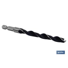 BROCA PARA MADERA MANGO HEX. 1/4 7 MM (PACK: 1 UDS)
