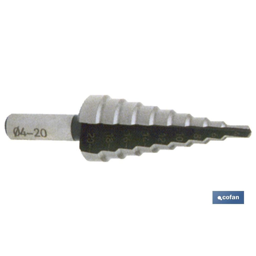 BROCA ESCALONADA HSS -TALADRO 4-12 (PACK: 1 UDS)