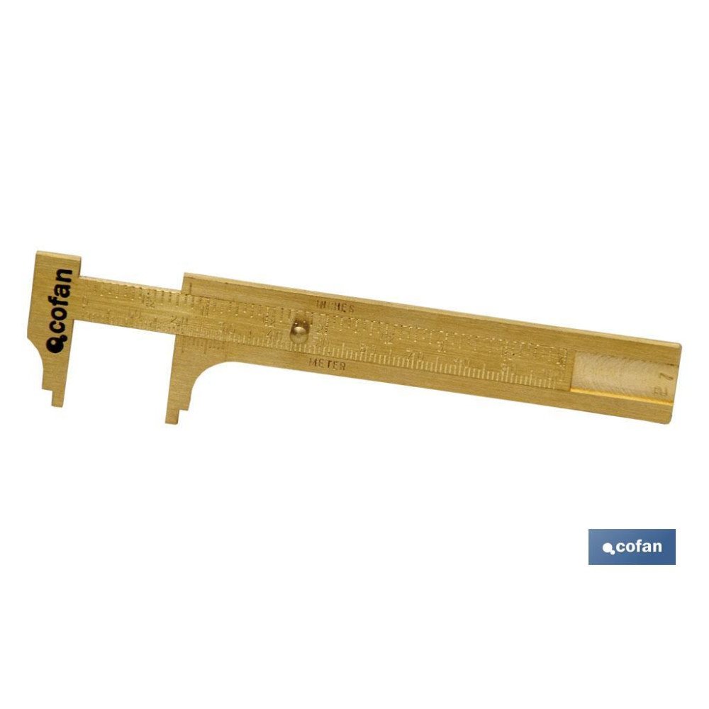 CALIBRE DE LATÓN 0-100 mm (PACK: 1 UDS)