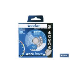 DISCO DIAMANTE CANTERO STANDARD H-10mm, 115mm (PACK: 1 UDS)