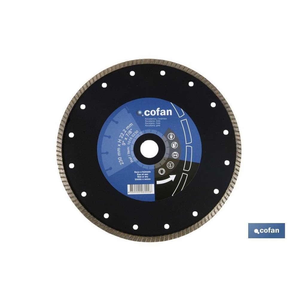 DISCO DIAMANTE TURBO EXTRAFINO 300MM. (PACK: 1 UDS)