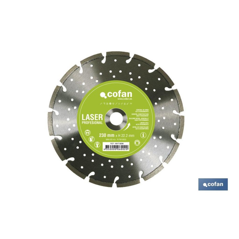 DISCO LASER PROFES. LARGA VIDA 115MM. (PACK: 1 UDS)