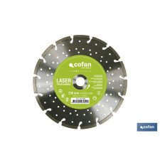 DISCO LASER PROFES. LARGA VIDA 230MM. (PACK: 1 UDS)