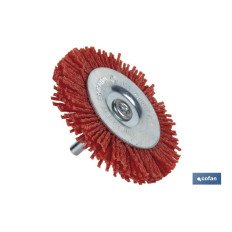 CEPILLO CIRCULAR DE NYLON 6 MM X Ø75 (PACK: 1 UDS)