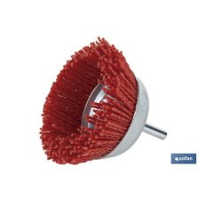 CEPILLO COPA DE NYLON 6 MM X Ø50 (PACK: 1 UDS)