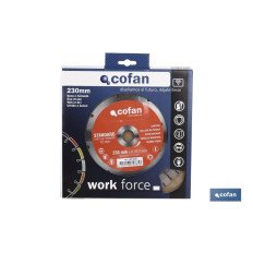 DISCO DIAMANTE CANTERO STANDARD H-12mm, 230mm (PACK: 1 UDS)