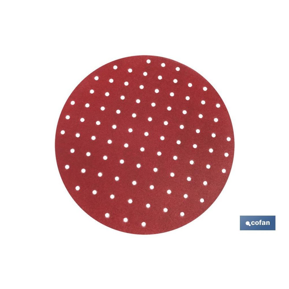 DISCO LIJA MICROPERFORADO C/VELCRO Ø225 G-120 (PACK: 25 UDS)