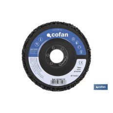 DISCO VELLON P/LIMPIEZA FIBRA-PLANO 115X22,2 (PACK: 6 UDS)