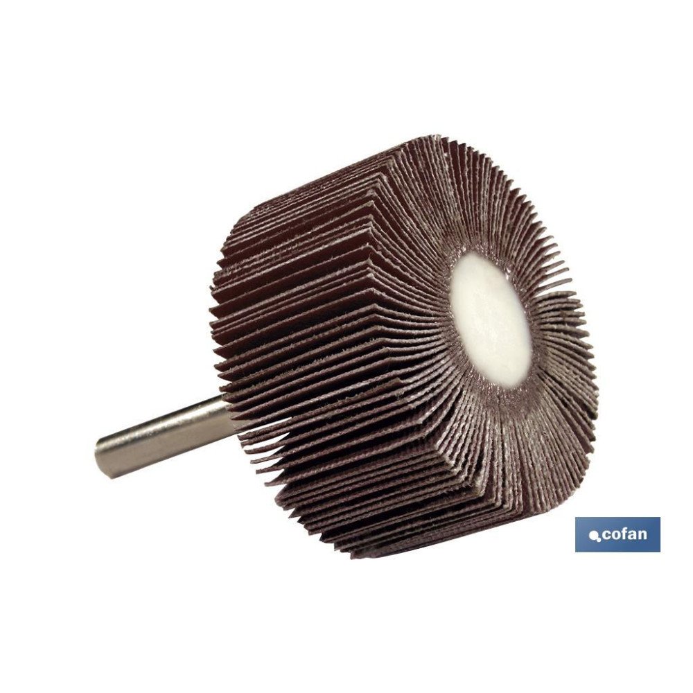 ABANICO DE LIJA CON MANGO 30X10X6 G-60 (PACK: 10 UDS)