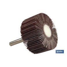 ABANICO DE LIJA CON MANGO 30X20X6 G-80 (PACK: 10 UDS)