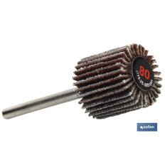 MINI ABANICO LIJA CON MANGO 15X15X3 G-240 venta unitaria (PACK: 1 UDS)