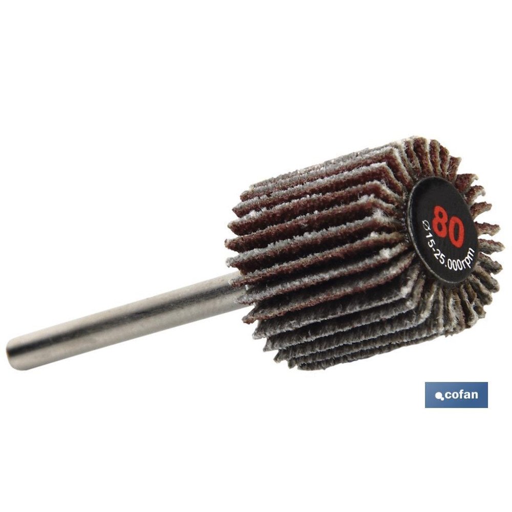 MINI ABANICO LIJA CON MANGO 15X15X3 G-320 venta unitaria (PACK: 1 UDS)