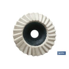 DISCO LAMINAS FIELTRO P/ PULIR Ø115 G-D5/H25 (PACK: 6 UDS)