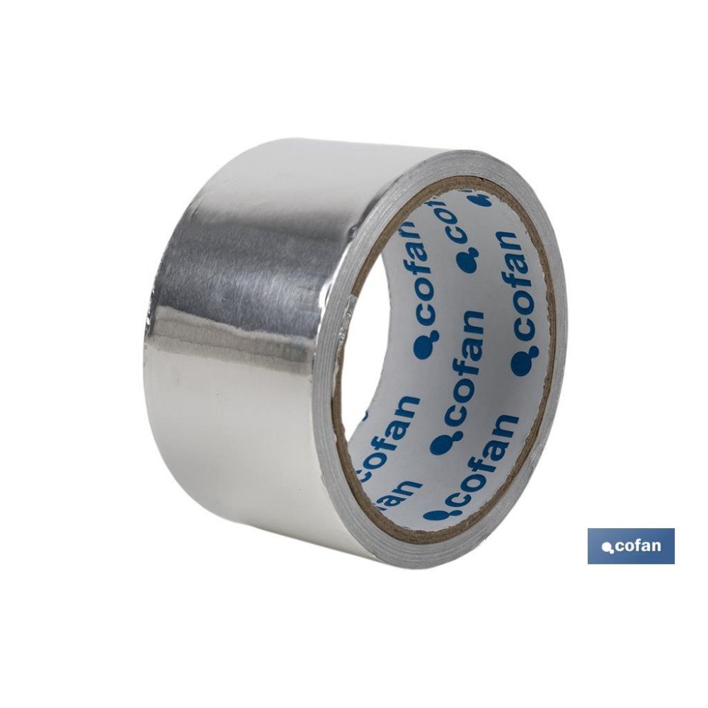 CINTA DE ALUMINIO 30 MICRAS 50 MM X 10 M (PACK: 1 UDS)