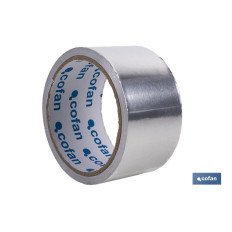 CINTA DE ALUMINIO 30 MICRAS 50 MM X 10 M (PACK: 1 UDS)