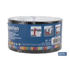 CINTA DE ALUMINIO NEGRA 30 MICRAS 50 MM X 10 M (PACK: 1 UDS)