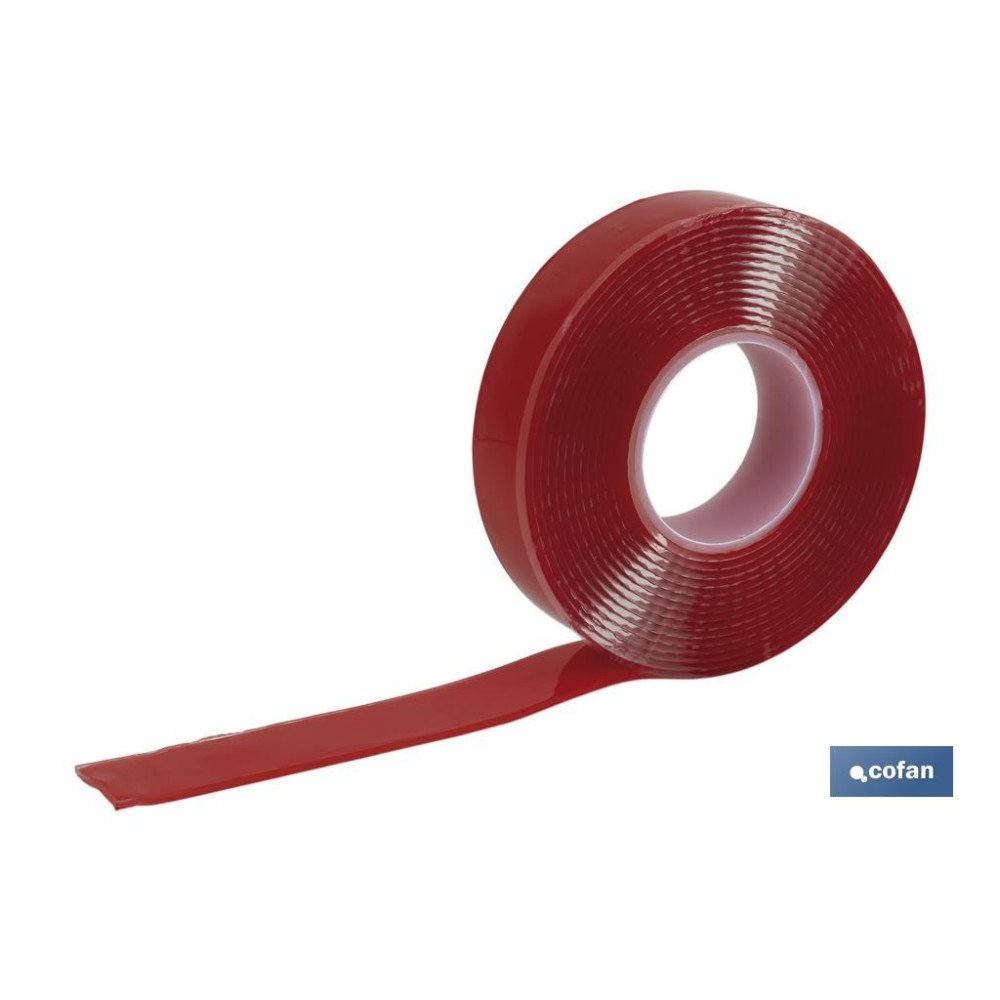 CINTA DOBLE CARA EXTRAFUERTE BRICOFAN 19 MM X 3 M (PACK: 1 UDS)