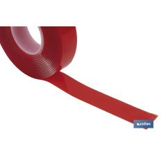 CINTA DOBLE CARA EXTRAFUERTE BRICOFAN 19 MM X 10 M (PACK: 1 UDS)