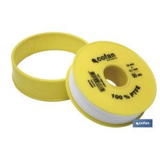ROLLO DE CINTA PTFE DE 50 M 19MM X 010MM VENTA UNITARIA (PACK: 1 UDS)