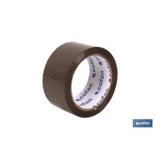 PRECINTO ACRILICO MARRON 45 Micras 48 mm X 66 Metros (PACK: 1 UDS)