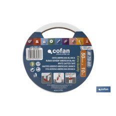 CINTA AMERICANA BLANCA 180 MICRAS 50 MM X 25 M (PACK: 1 UDS)