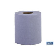 PAPEL SECAMANOS RECICLADO AZUL 90MTS (6ROLLOS) (PACK: 1 UDS)