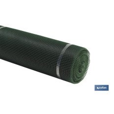 MALLA PLAST. CUADRADA JARDIN 10mm VERDE 1x25m (PACK: 1 UDS)