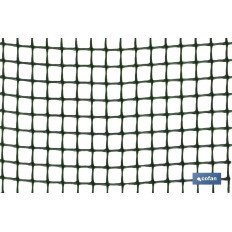 MALLA PLAST. CUADRADA JARDIN 10mm VERDE 1x25m (PACK: 1 UDS)