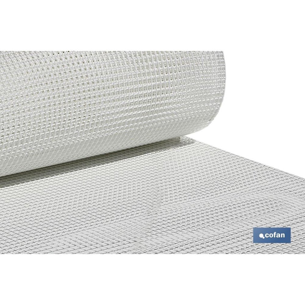 MALLA PLAST. CUADRADA JARDIN 10mm BLANCO 1x25m (PACK: 1 UDS)