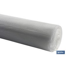 MALLA PLAST. CUADRADA JARDIN 10mm BLANCO 1x25m (PACK: 1 UDS)
