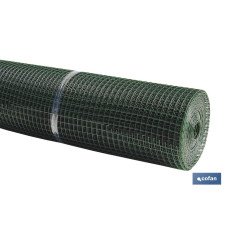 MALLA PLAST. CUADRADA JARDIN 20mm VERDE 1x25m (PACK: 1 UDS)