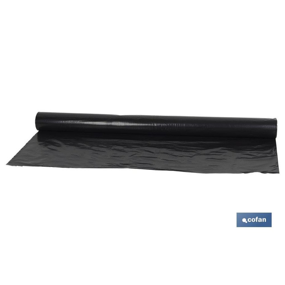 ROLLO FILM PE NEGRO GALGA 200 2 X 25MT (PACK: 1 UDS)