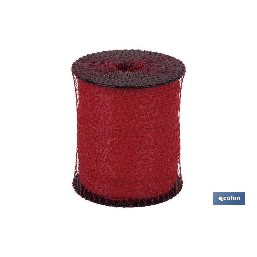ROLLO MALLA TUBULAR UNIVERSAL 100 25M ROJO (PACK: 1 UDS)