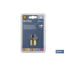 CANDADO LATÓN A/LARGO QUALITY PLUS 20MM LLAVES IGUALES (PACK: 1 UDS)