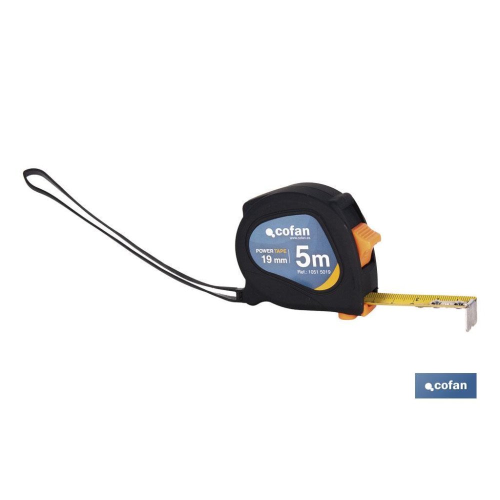 FLEXÓMETRO ANTIDESLIZANTE 19 MM X 5 M (PACK: 1 UDS)