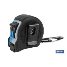 FLEXÓMETRO STANDARD + MOSQUETÓN 16 MM X 2 M (PACK: 1 UDS)