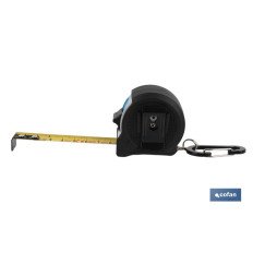 FLEXÓMETRO STANDARD + MOSQUETÓN 16 MM X 2 M (PACK: 1 UDS)
